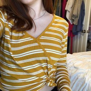 Yellow stripes shirt (low price for 48 hours)